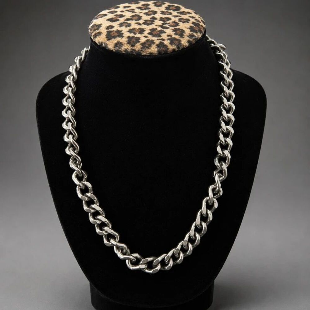 Vintage HS Germany Sprenger Silver Tone Chunky Chain